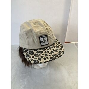 Original Chuck Hat 5 Panel Cap Adult Leopard‎ Tan Strapback Adjustable